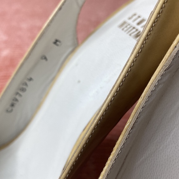 Stuart Weitzman patent leather 5in heels Made in Spain size 9M CW97894 - Picture 10 of 13